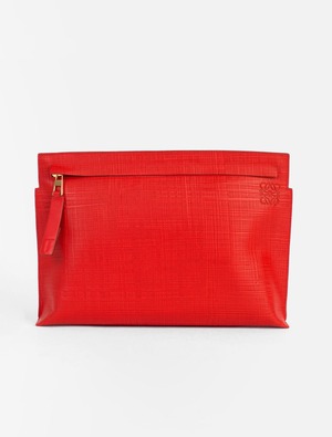 Linen Pouch Primary Red