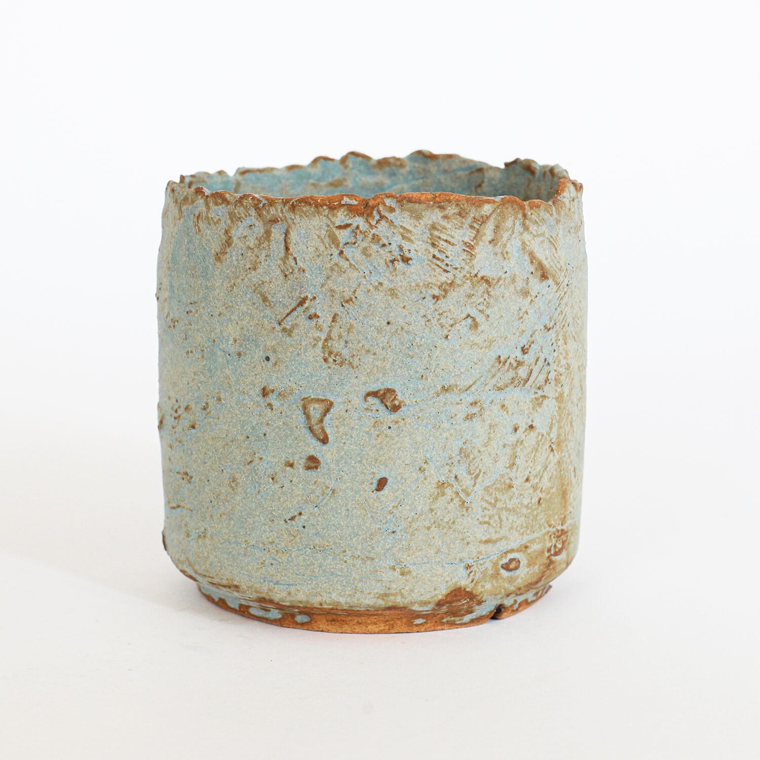 Cylinder Plants Pot “青錆” ※Medium (茨木伸恵) F