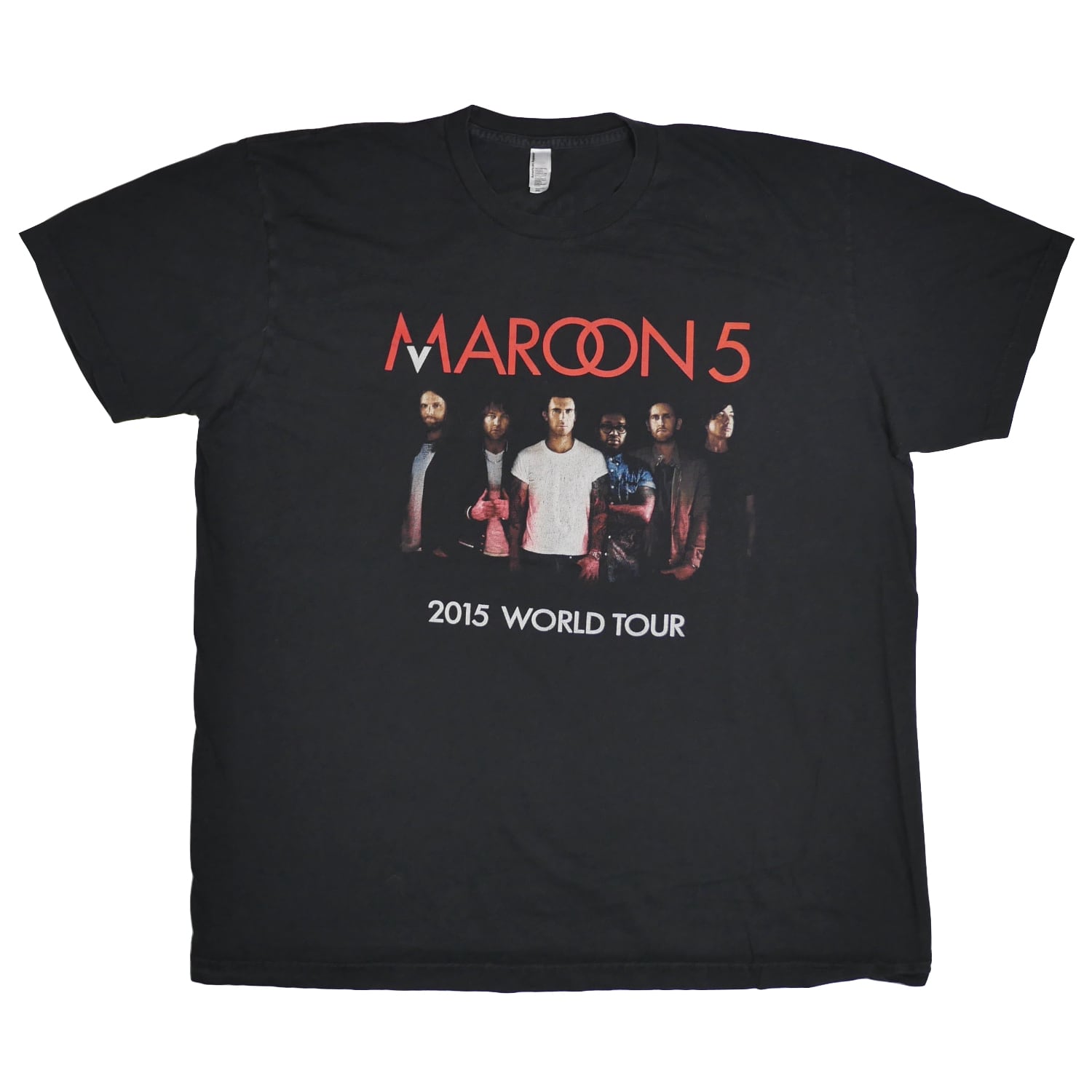 USED【2XL】MAROON 5 2015 WORLD TOUR Tee / American Apparel