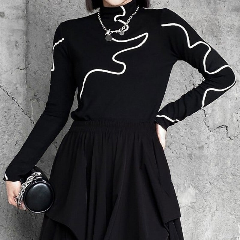 タートルネックプルオーバー PU0109