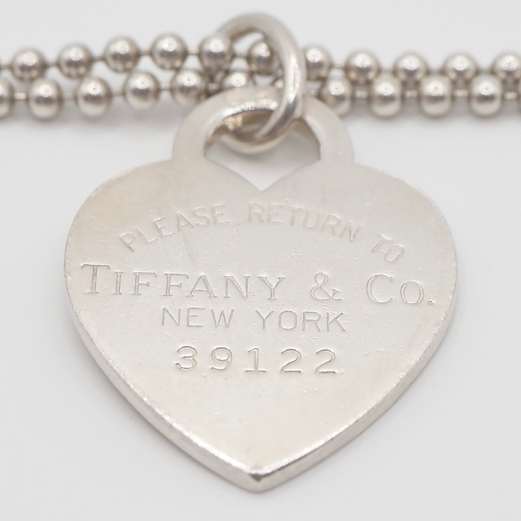 Tiffany&Co. リターントゥハート ボールチェーン ネックレス シルバー