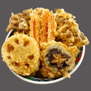 季節限定　野菜天丼