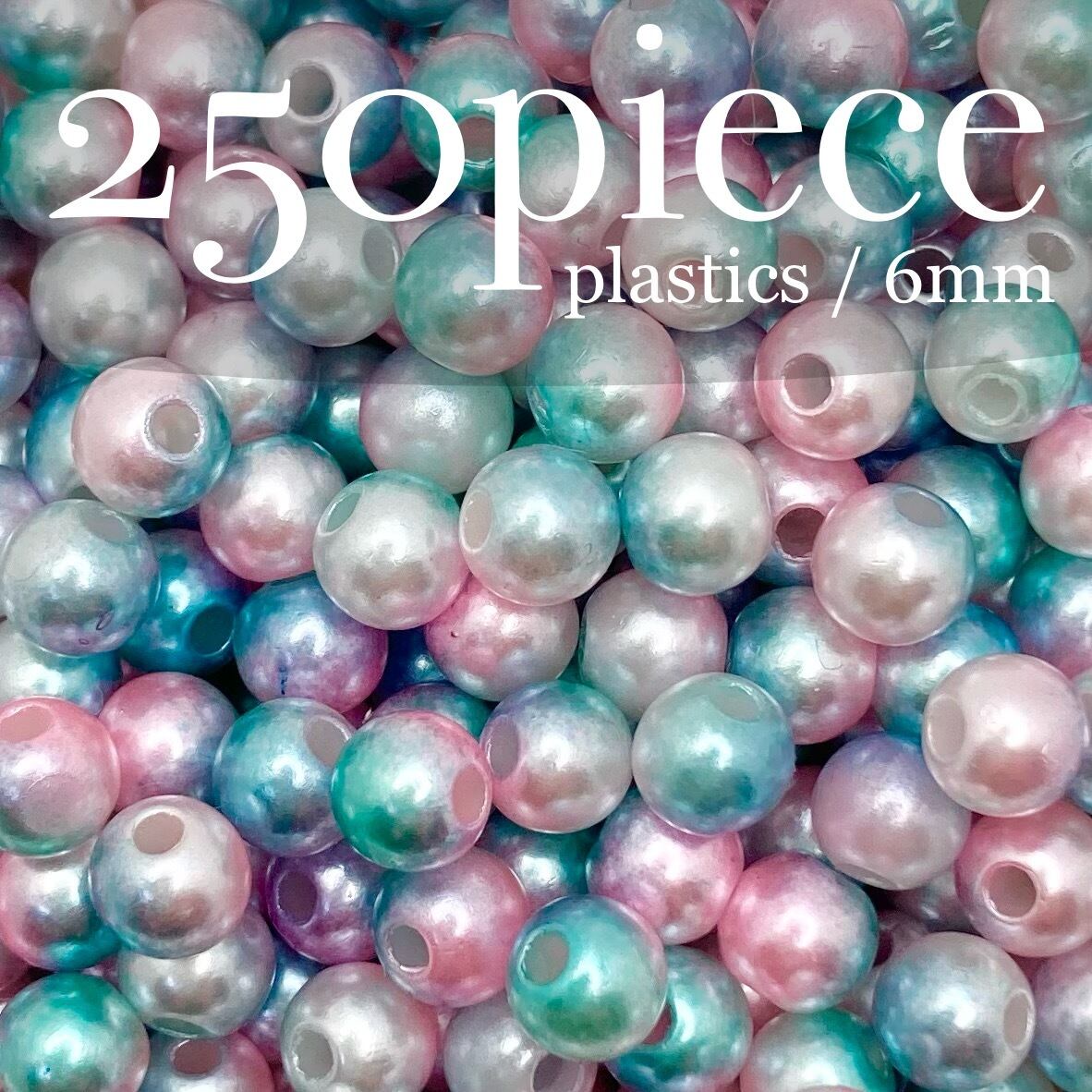 EBP マーメイドパール ブルーピンク / 6mm / 250piece | beads shop YUMEKO