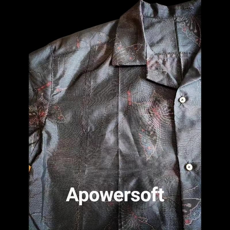 大島紬　女性用開襟シャツ 大島紬 女性用開襟シャツ 大島紬 女性用開襟シャツ - ウェア・シャツ