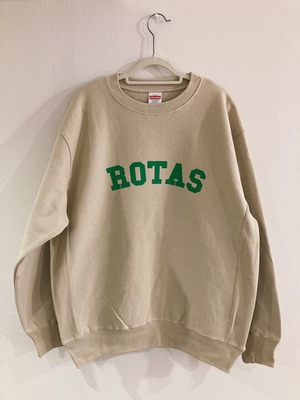 ROTAS College Sweat(Sand beige)