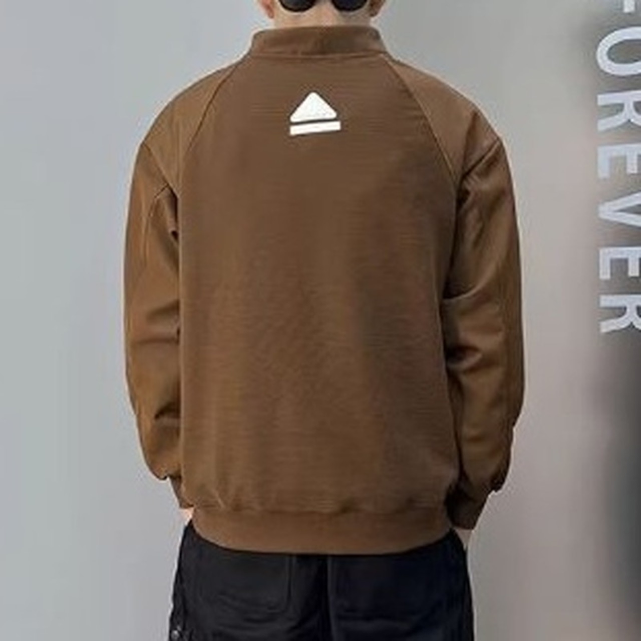 Pullover Patch Pocket Long Sleeve Sweat ◇3color H0958