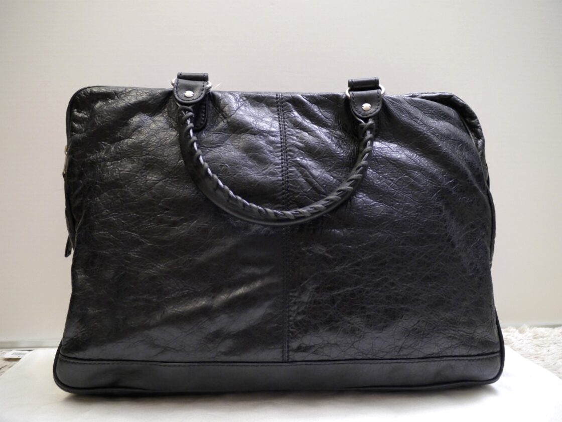 美品◇BALENCIAGA バレンシアガ ミニフォルダー A4対応 男女可 レザー 