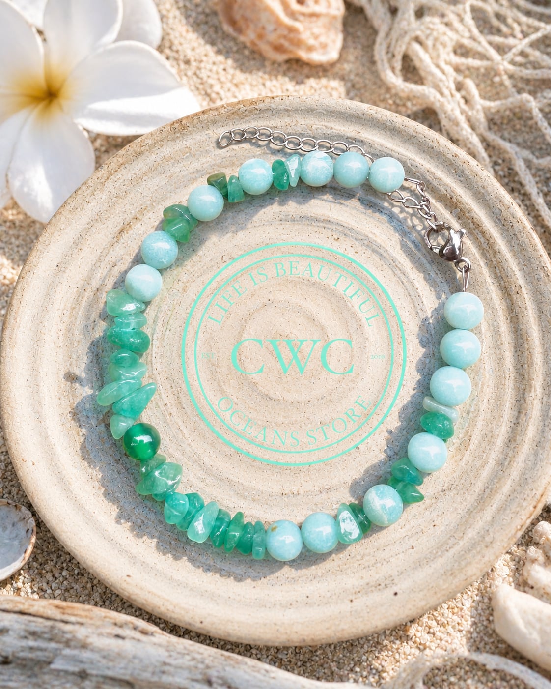 ★プロモーション特価★Palm tree bracelet 〜winter ver〜