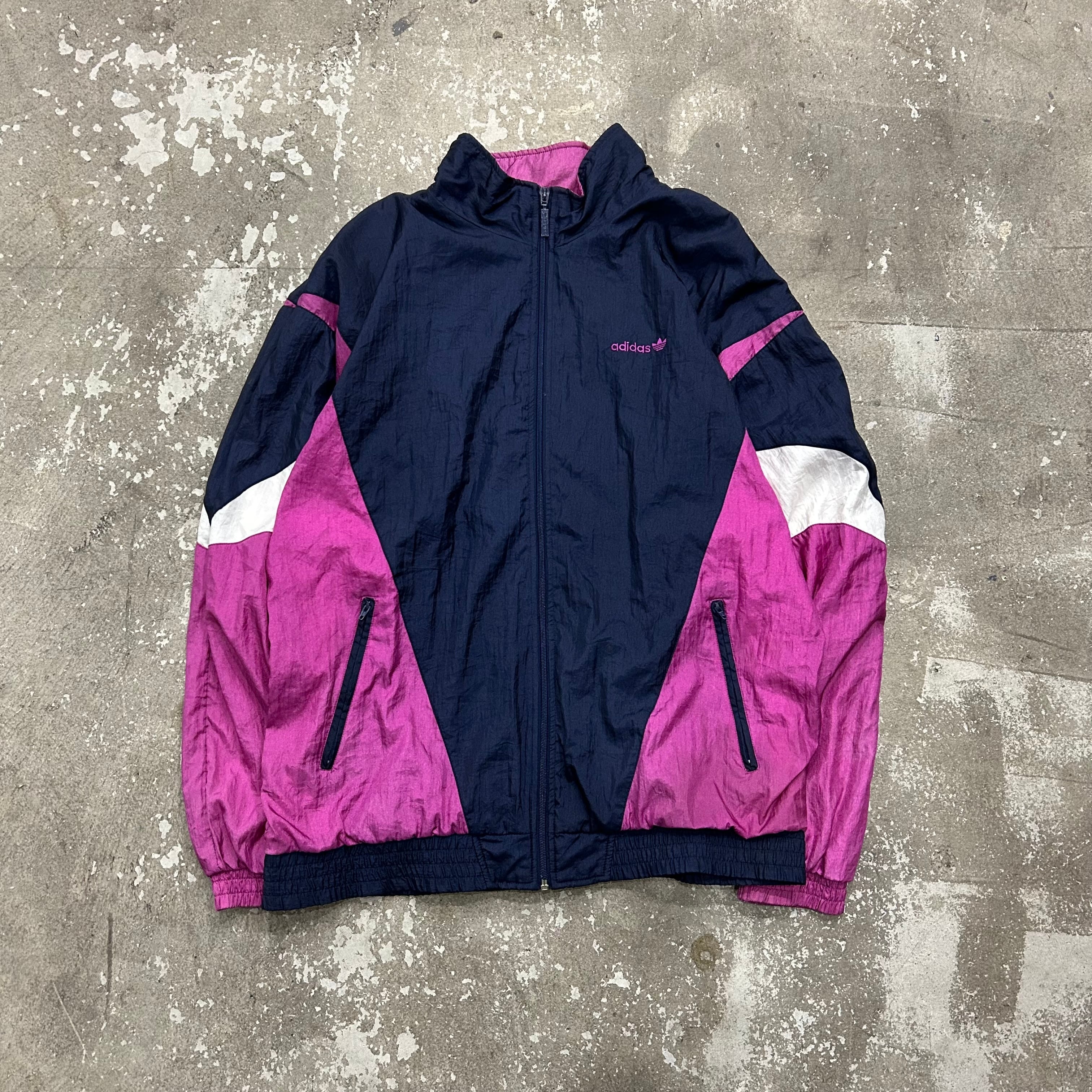 80s 90s adidas nylon jacket | TobaRi