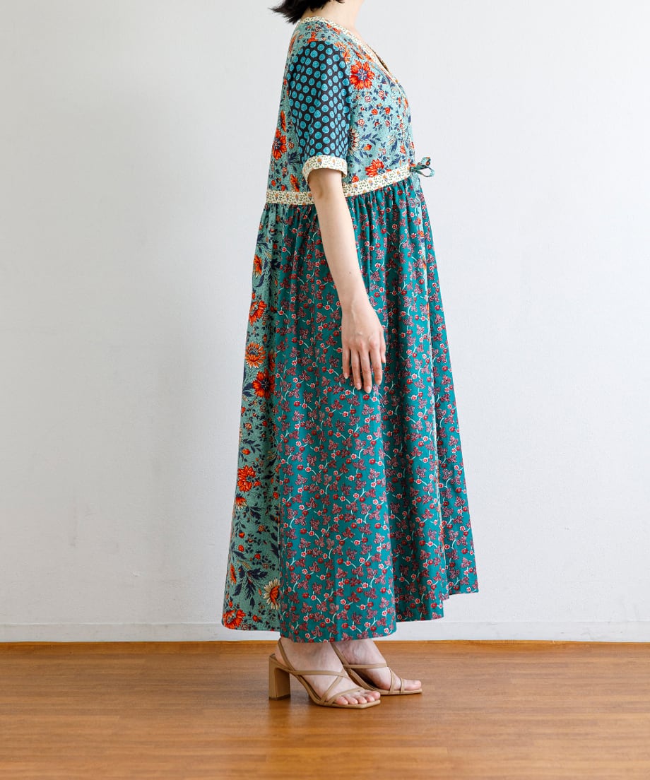 maiando×TWELVE×SOULEIADO Rani 型紙と生地付キット 材料のみセット> maiando×TWELVE×SOULEIADO 
