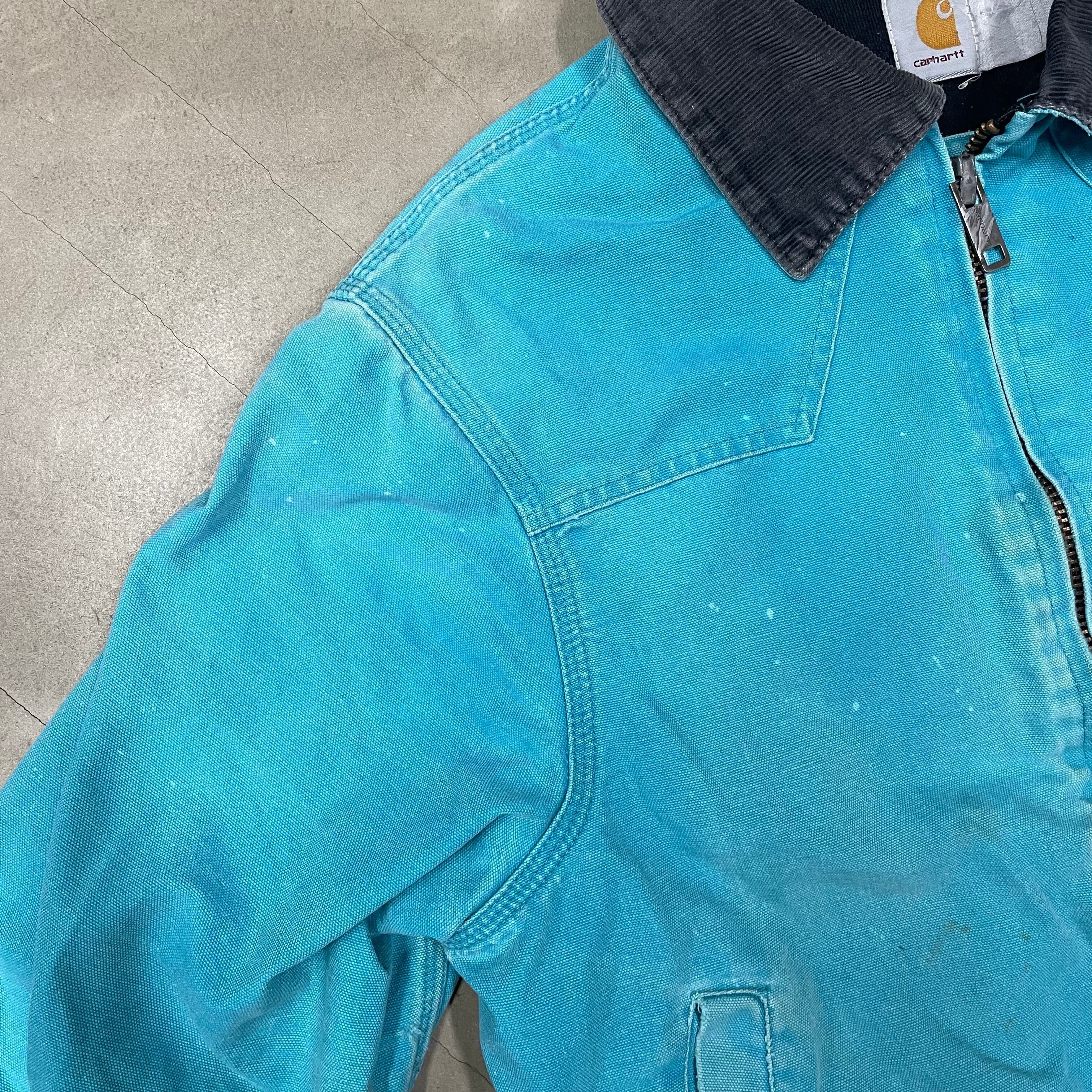 80s 90s carhartt サンタフェジャケット USA カーハート ターコイズ