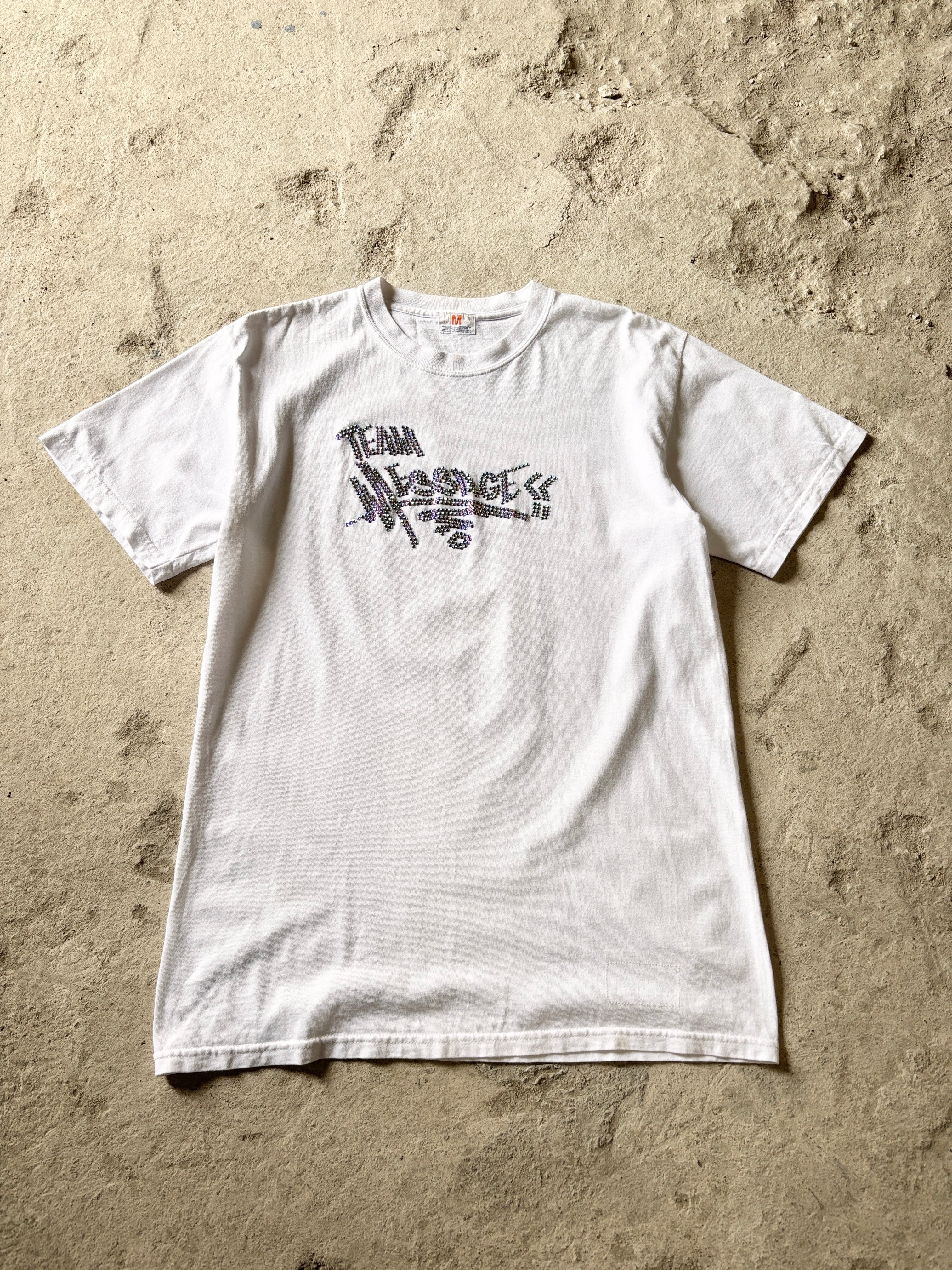 90s OLD STUSSY/S Logo Sweat/OZ製/白タグ/M/Sロゴスウェット/ボルドー