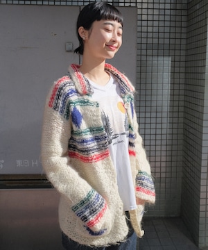 【送料無料】European handmade knit Jacket