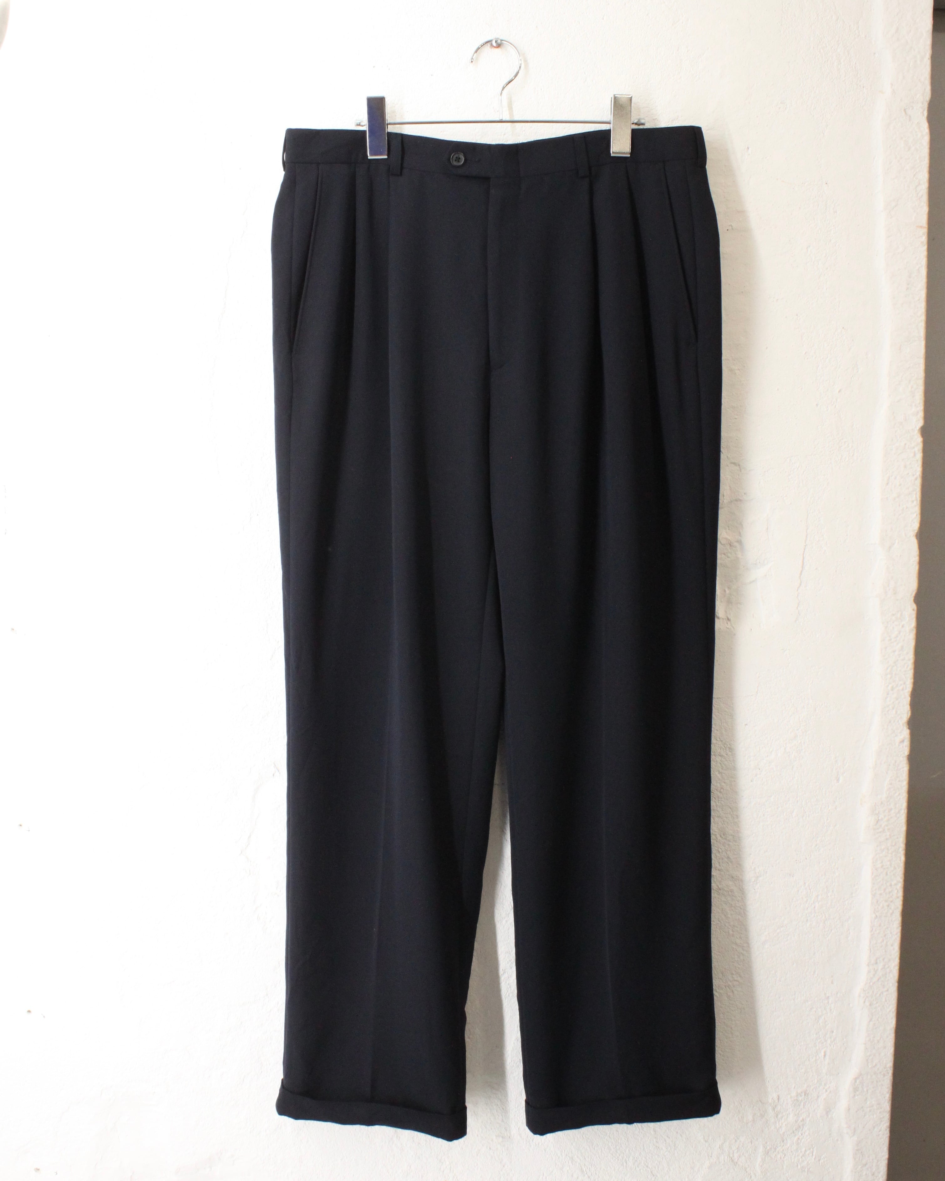 00s Haggar 2tac Poly Wide Slacks