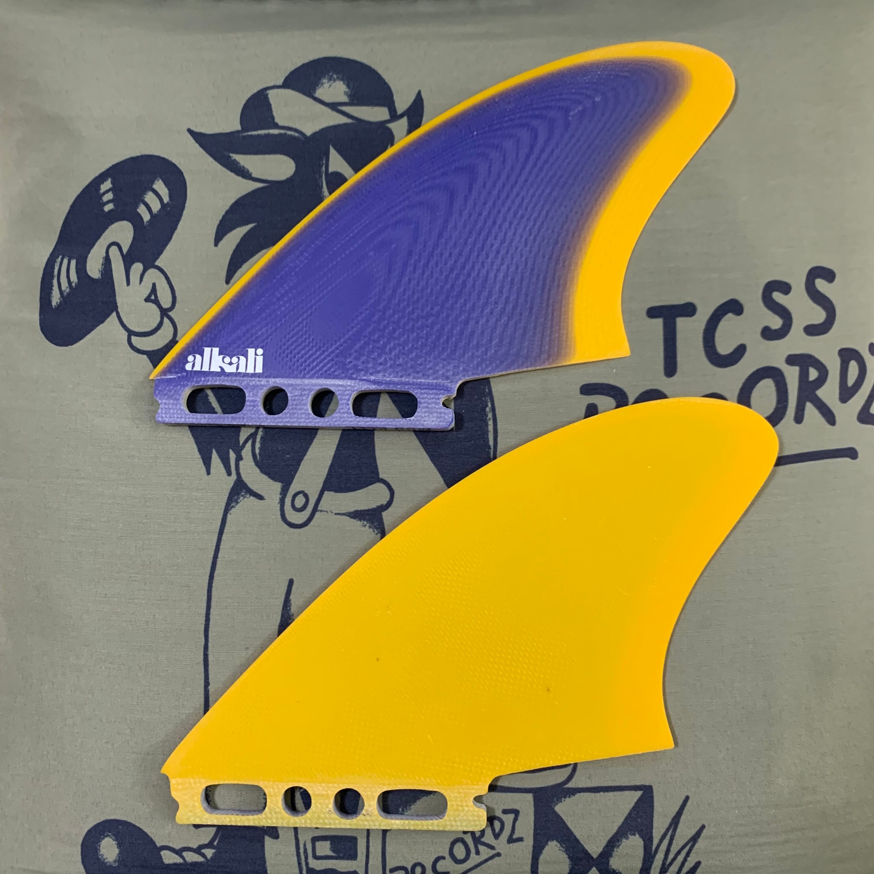 ALKALIFIN MODERN KEEL TWIN ORANGE/PURPLE | C-street surf shed