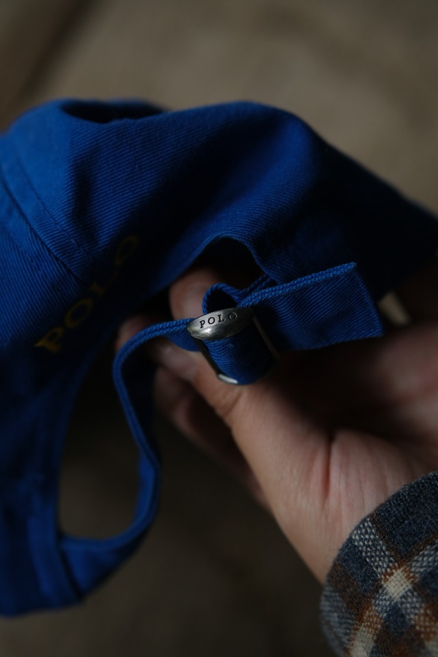 Utah／"POLO RALPH LAUREN" logo cap／blue