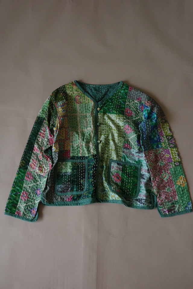 Patchwork Quilted Reversible Jacket