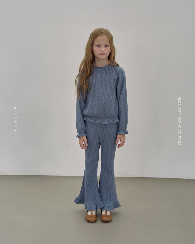 【取寄】rosette|belly top and bottom set|ベリー上下セット|XS-XL|kids|26 autumn