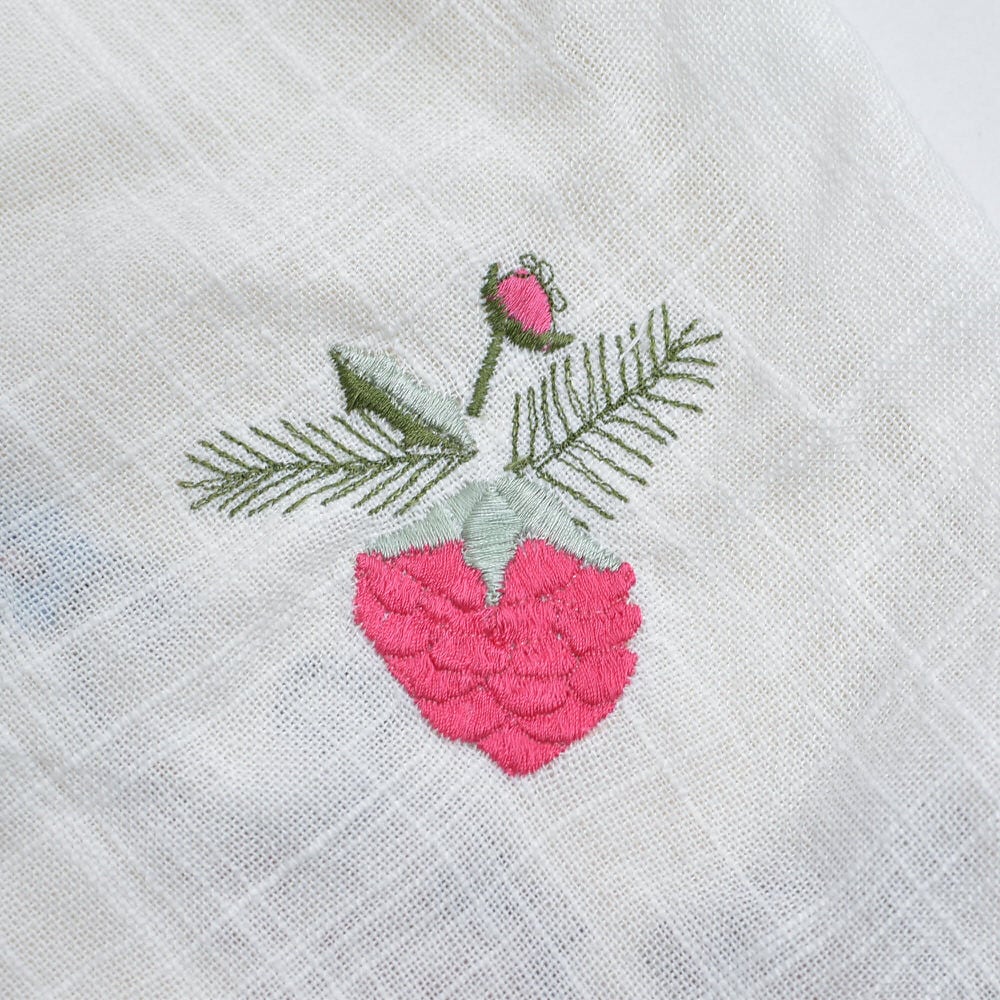 Remakeリメイク 再構築 パッチワーク&フラワー刺繍 デザイン ルーズ
