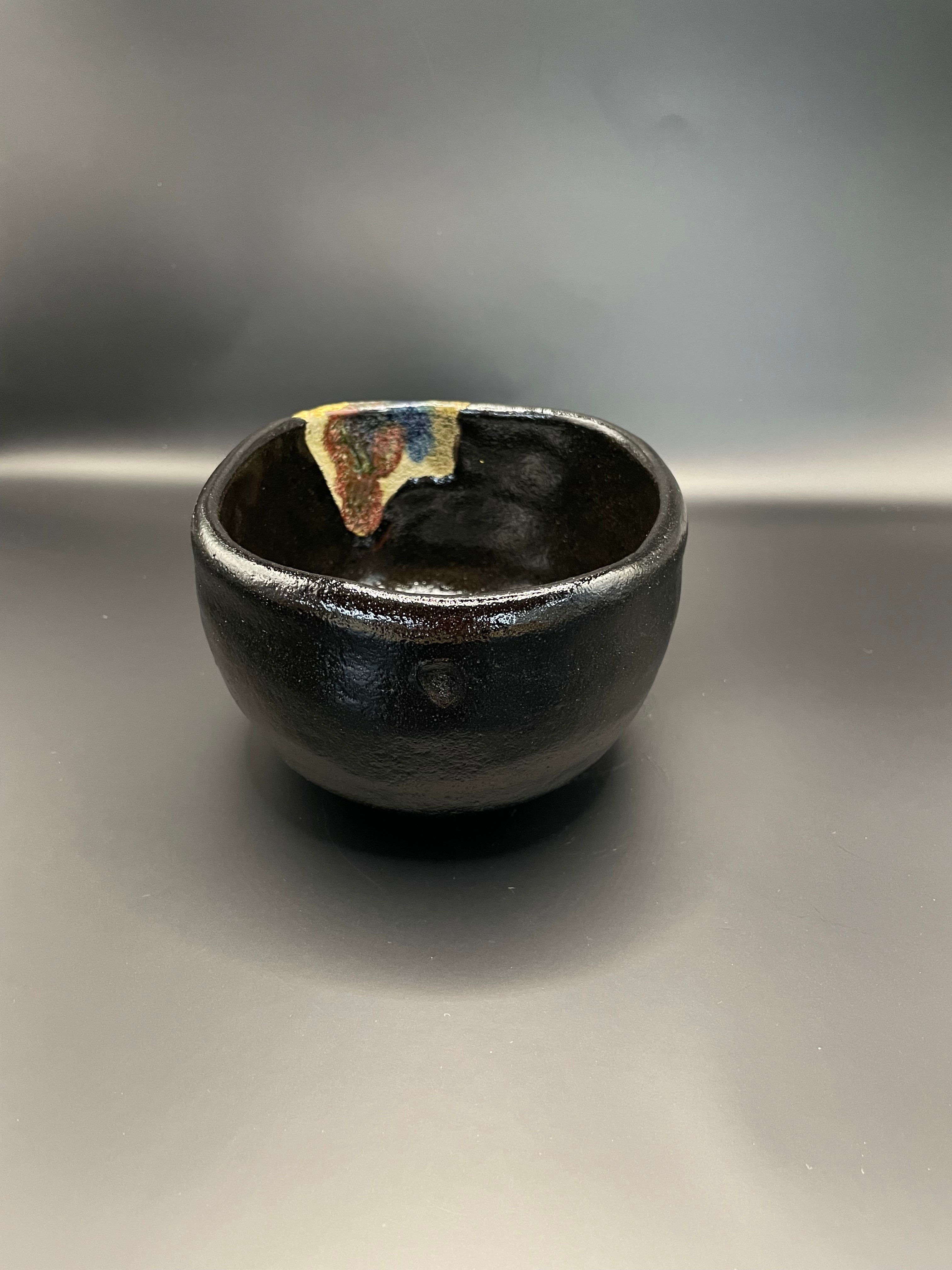 窯変黒楽茶盌」佐々木虚室 | takako_market