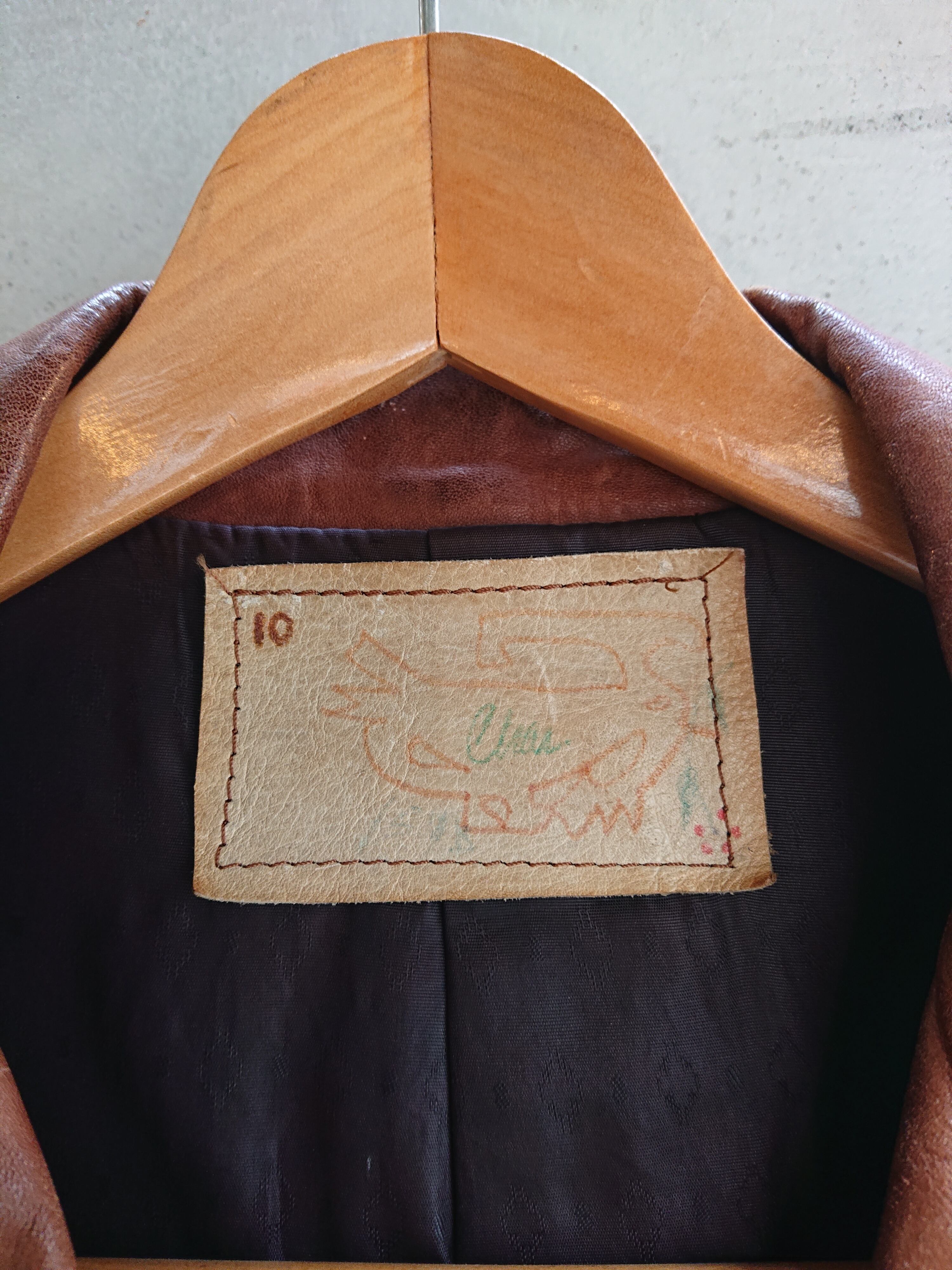 1970s Char LEATHER JACKET Brown Color | BOW & ARROW WEB STORE