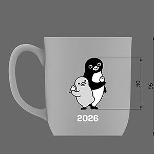 [専用出品]まぁーペンギン 追加1》肥前吉田焼［ペンギンミュージアム］YEARマグ2026 手乗り