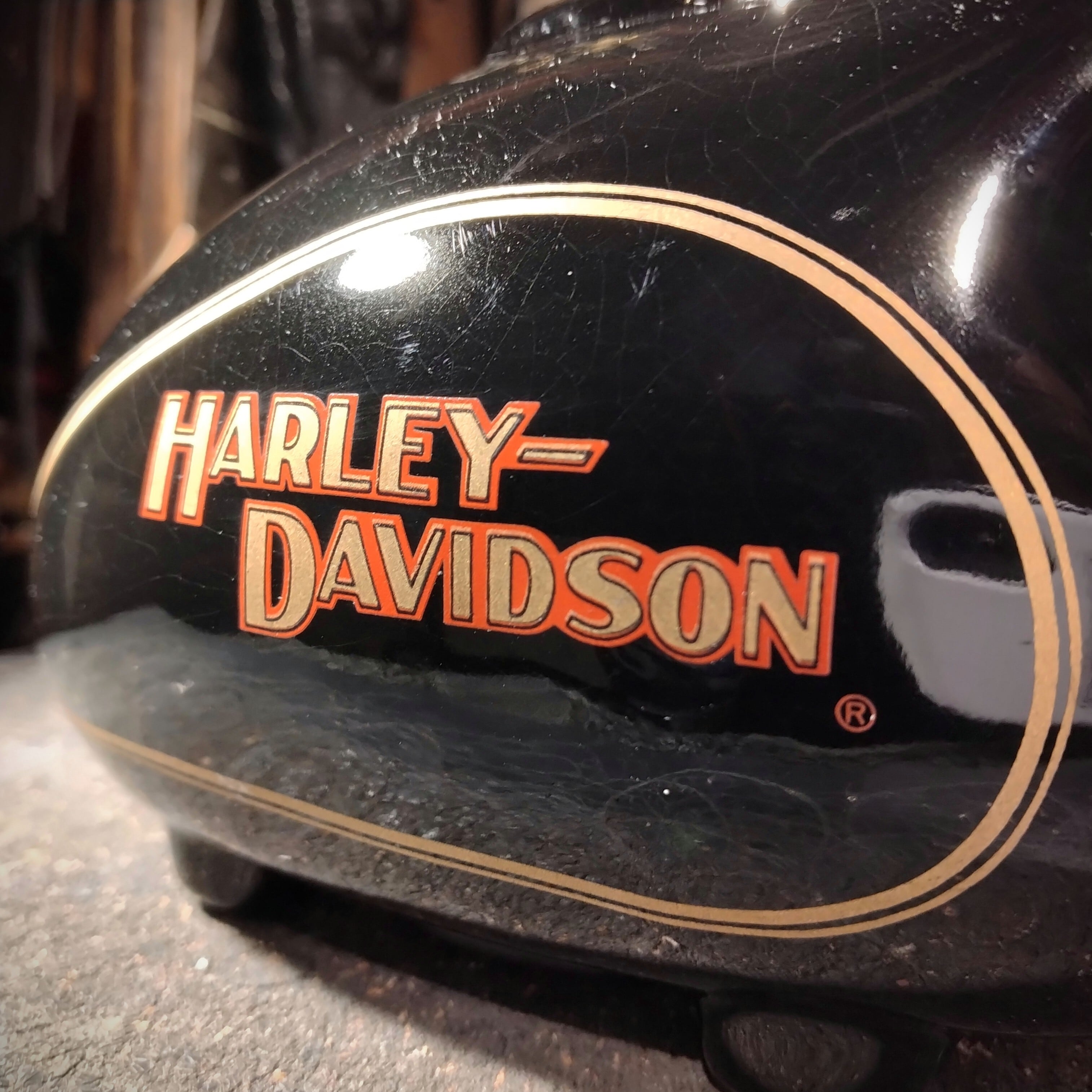 1982 Harley Davidson Hog Bank / 12800yen / H-D ブタ貯金箱