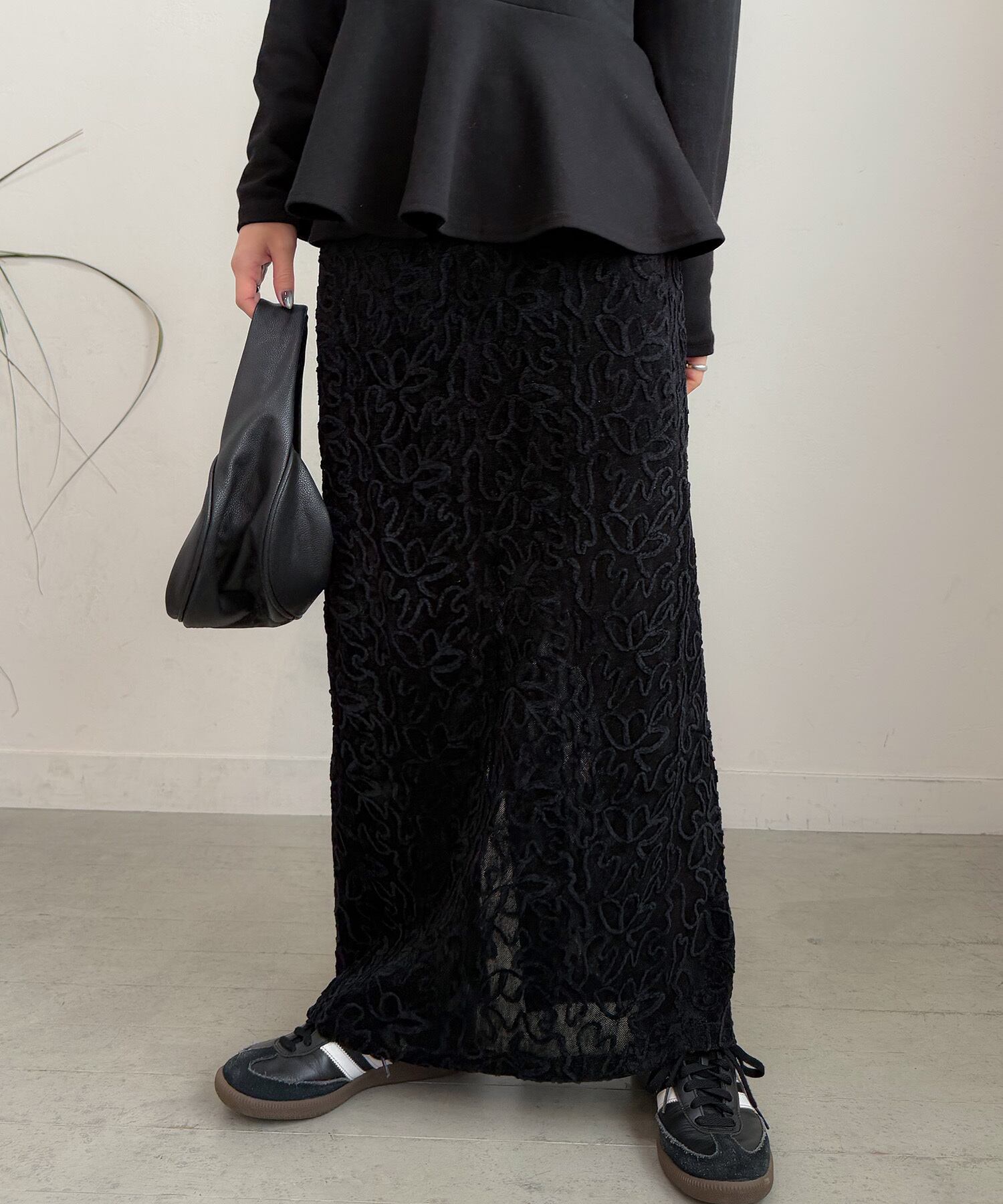 NEW ベロアタイトスカート | PICHI