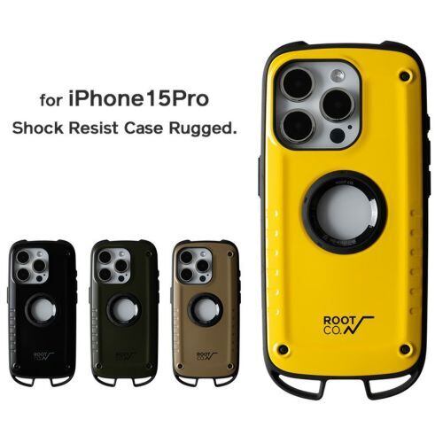 ROOT CO. ルートコー iPhone12/12pro イエロー Shock Resist Case +