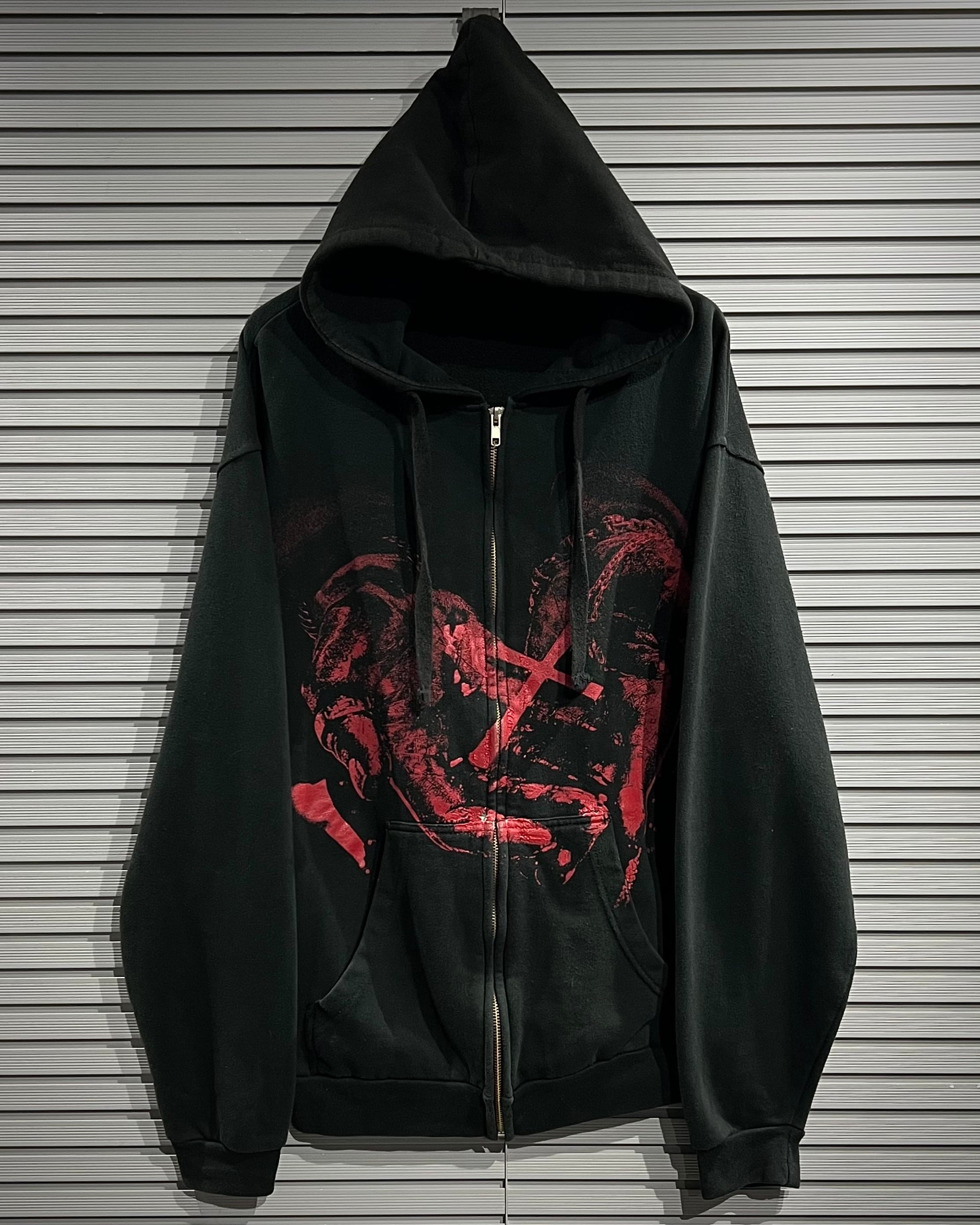 X VINTAGE】“Ozzy Osbourne” Special Graphic Zip Up Hoodie | Caka