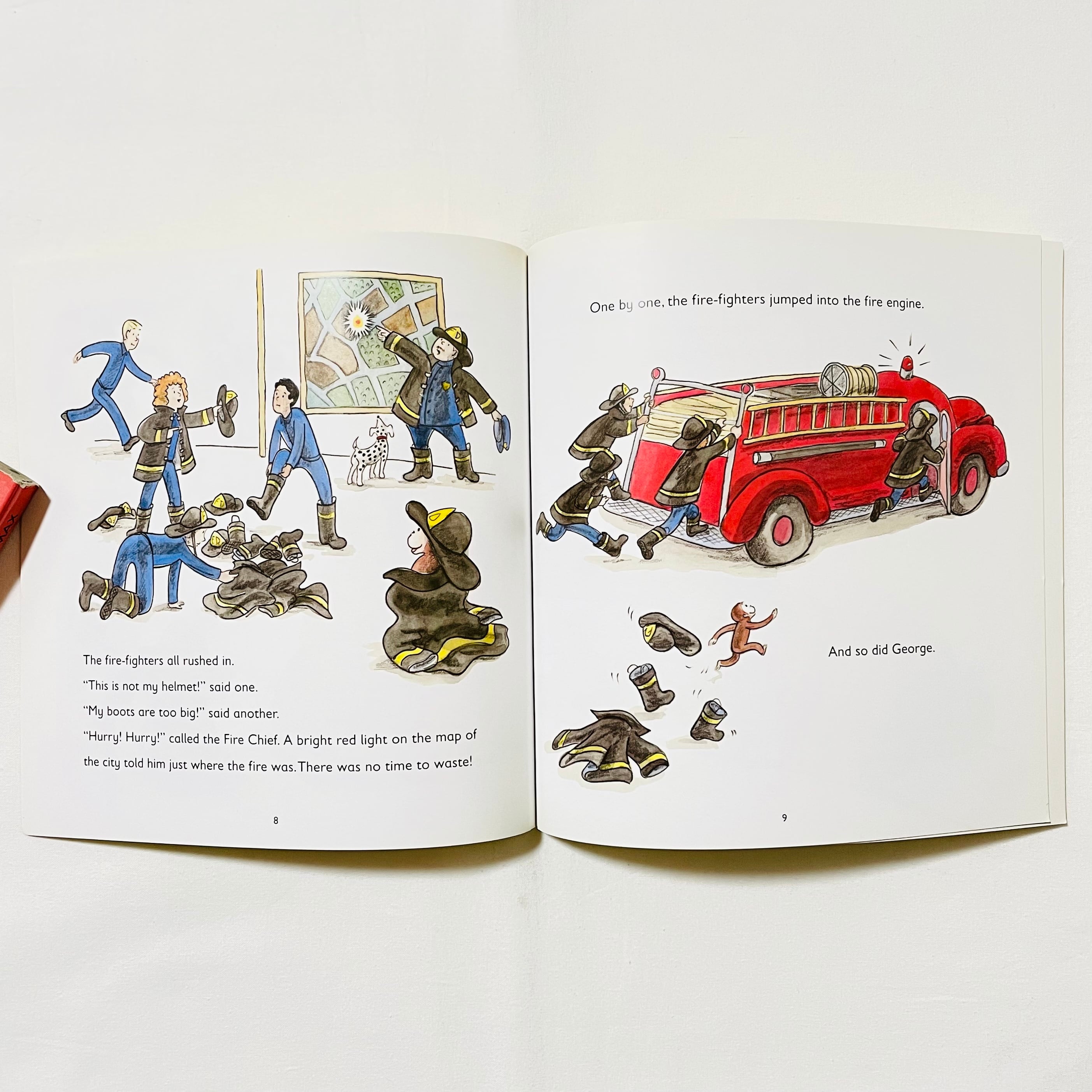 CURIOUS GEORGE AND THE FIRE-FIGHTERS