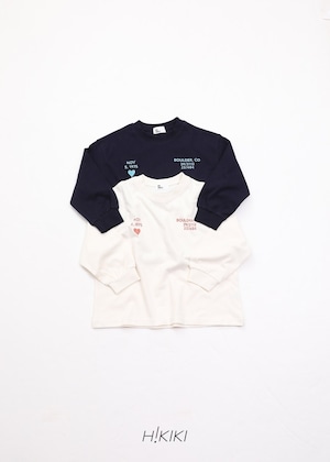 《予約/送料無料》heart tee / HiKIKI