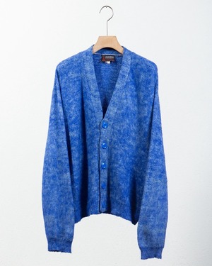 old melange knit cardigan