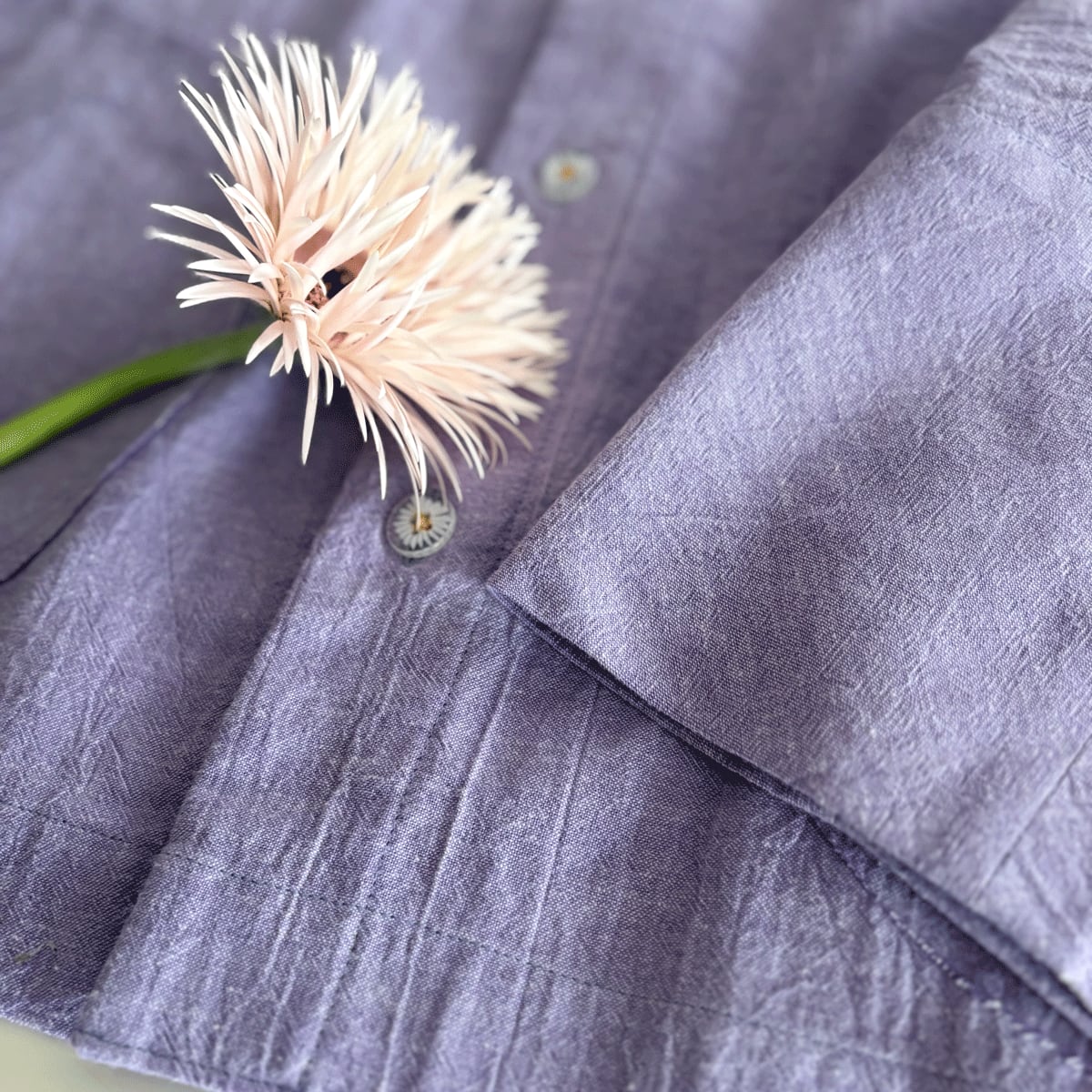 ドルマンジャケット　綿麻キャンバス