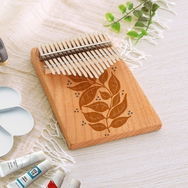 指で弾くピアノ カリンバ初心者セット ハンドメイドタイプ 10キー