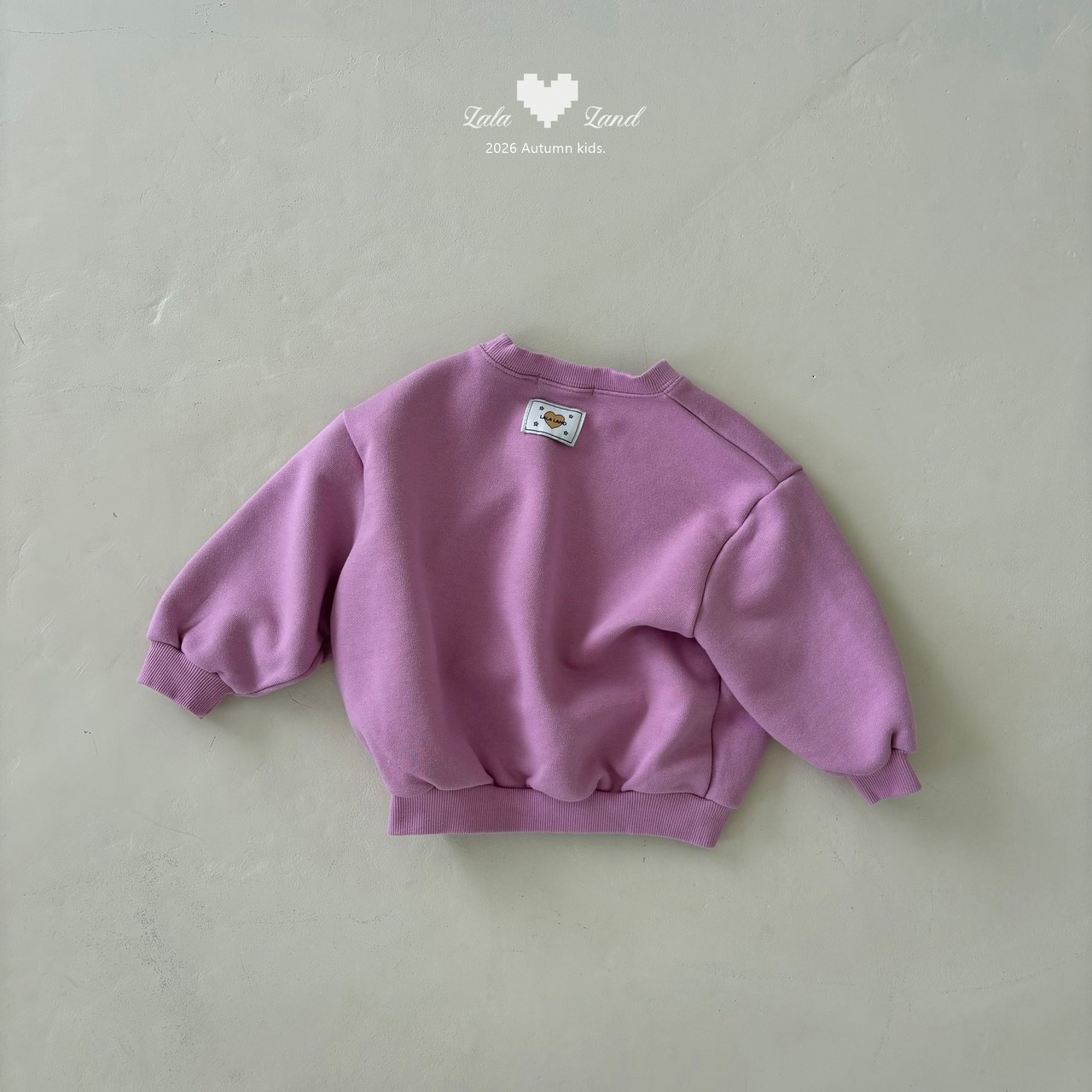 韓国子供服 / LALALAND / 26Autumn / ダンシング キャット スウェット / 秋服 / キッズ *XS~XL*