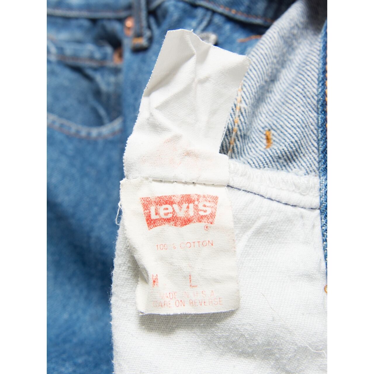 【LEVI'S 501】Made in U.S.A. 90's straight denim W28（リーバイス アメリカ製 バレンシア工場 ストレートデニム ジーンズ）2b-4