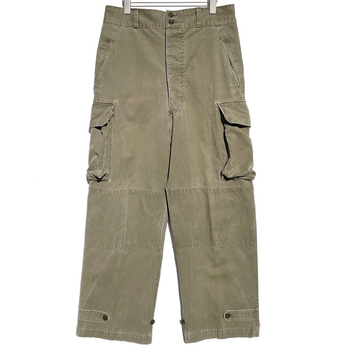 French Army] French Army M-47 Field Pants Cargo Pants Early [1950s 