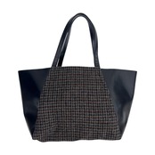 HARRIS TWEED BEAUTY&YOUTH ハリスツイード レザー切替 トートバッグ