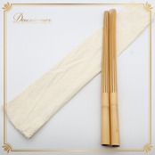 フラダンス プイリ ブラウン系 小物 小道具 茶 白 ナチュラル フラ ダンス タヒチアン ケース ケース付き 木製 舞台 ステージ ダンス小物 ダンス用品 レッスン 練習 イベント 艶 光沢 ペア タヒチアンダンス ホワイト系