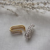 311P　パールロングイヤーカフ(片耳用)