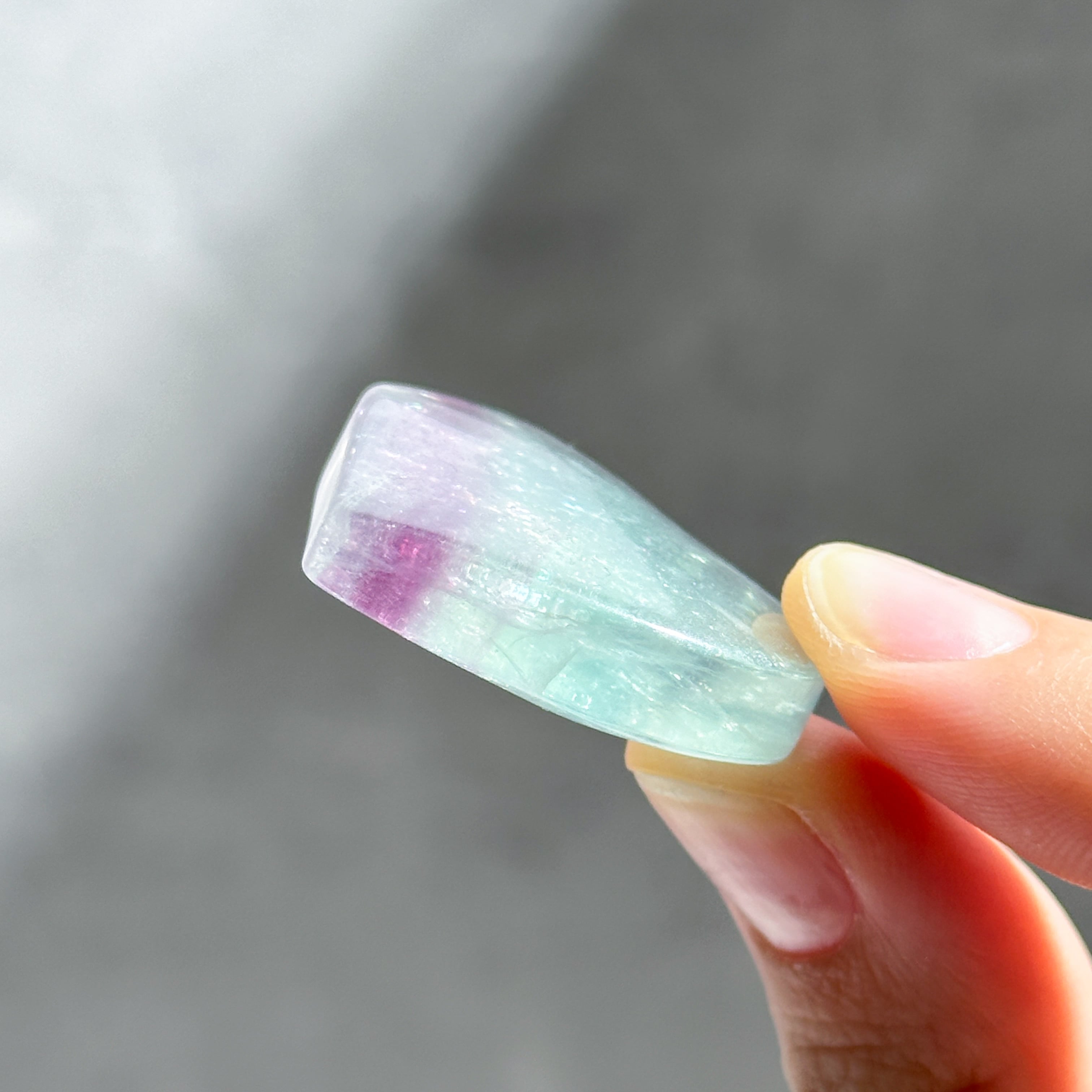 レインボーフローライト ハート63◇ Rainbow Fluorite ◇天然石・鉱物