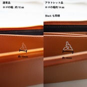 【アウトレットセール】Legato コンパクト財布　バナナ　ブラック