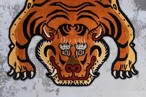Tibetan Tiger Rug 《Sサイズ•プレミアムウール603》チベタンタイガーラグ