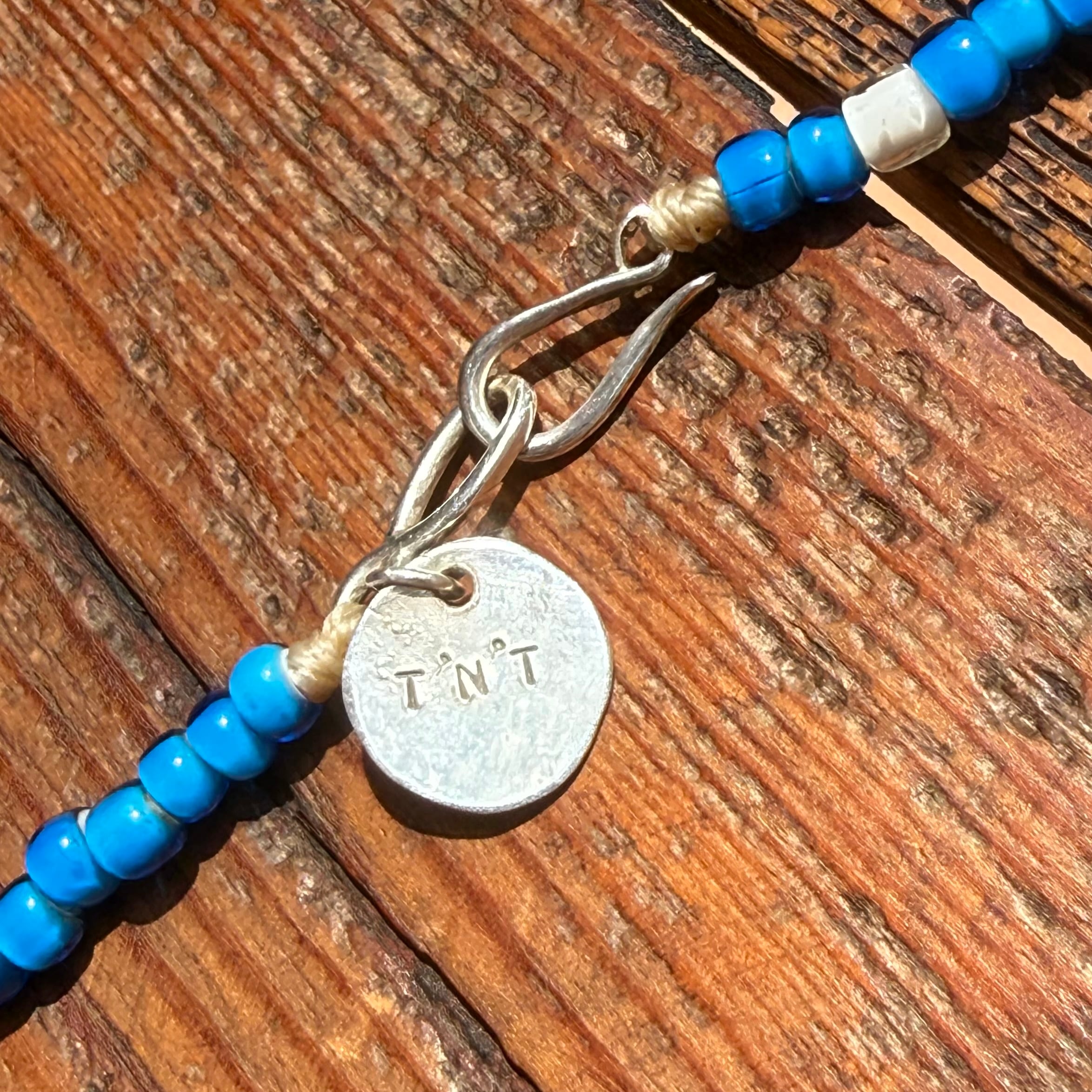 T'N'T ORIGINALS “Beads Necklace” アンティークビーズ ホワイトハーツ