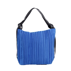 カラフルプリーツ2WAYリュック&トートバッグ(DSP-895)#201ブルー