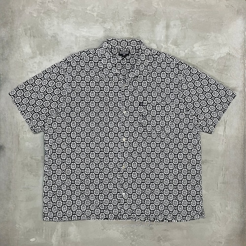POLO JEANS CO. Ralph Lauren Pattern Open Collar Shirt