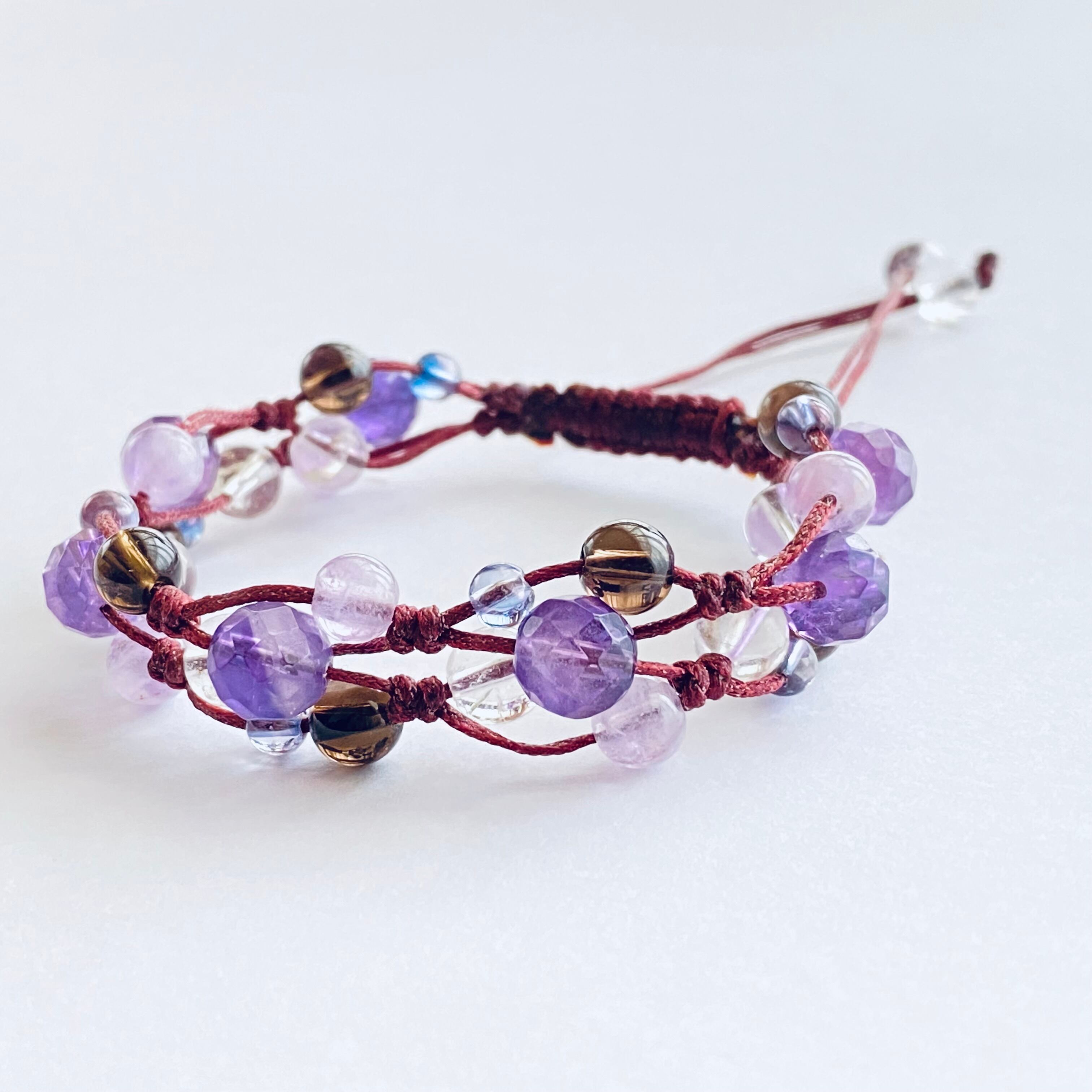 【完成品】パープルのマハロ*アミュレット