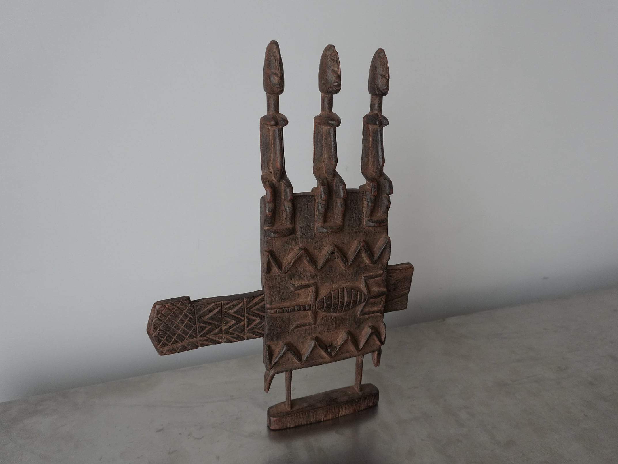 DOGON LOCK(アフリカ　ドゴン族木製ドアロック) sold out】アフリカン アート ドアロック 鍵 ドゴン族 マリ共和国 木製