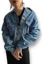 【Unisex】“Calvin Klein” Denims jacket Made in U.S.A